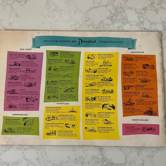 1960’s Walt Disney Guide Book to Disneyland - Picture 2 of 3